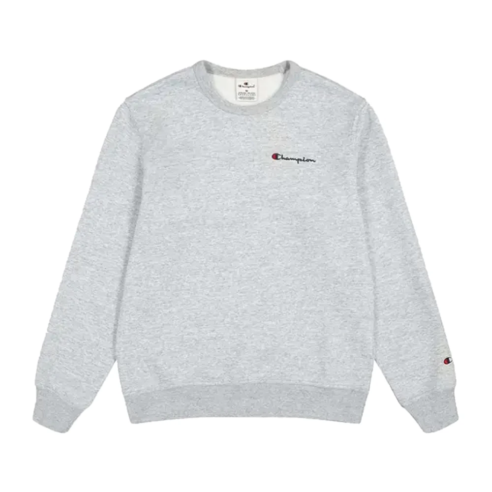 Champion Slim Fit Geborstelde Fleece Sweater Gray Heren