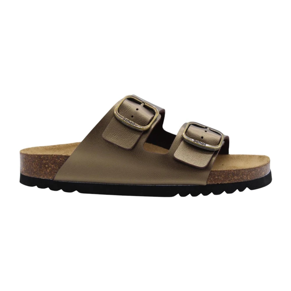 Scholl Women's Brown Comfort Slipper For Men And - Sliders - 4 Uk - Shoes