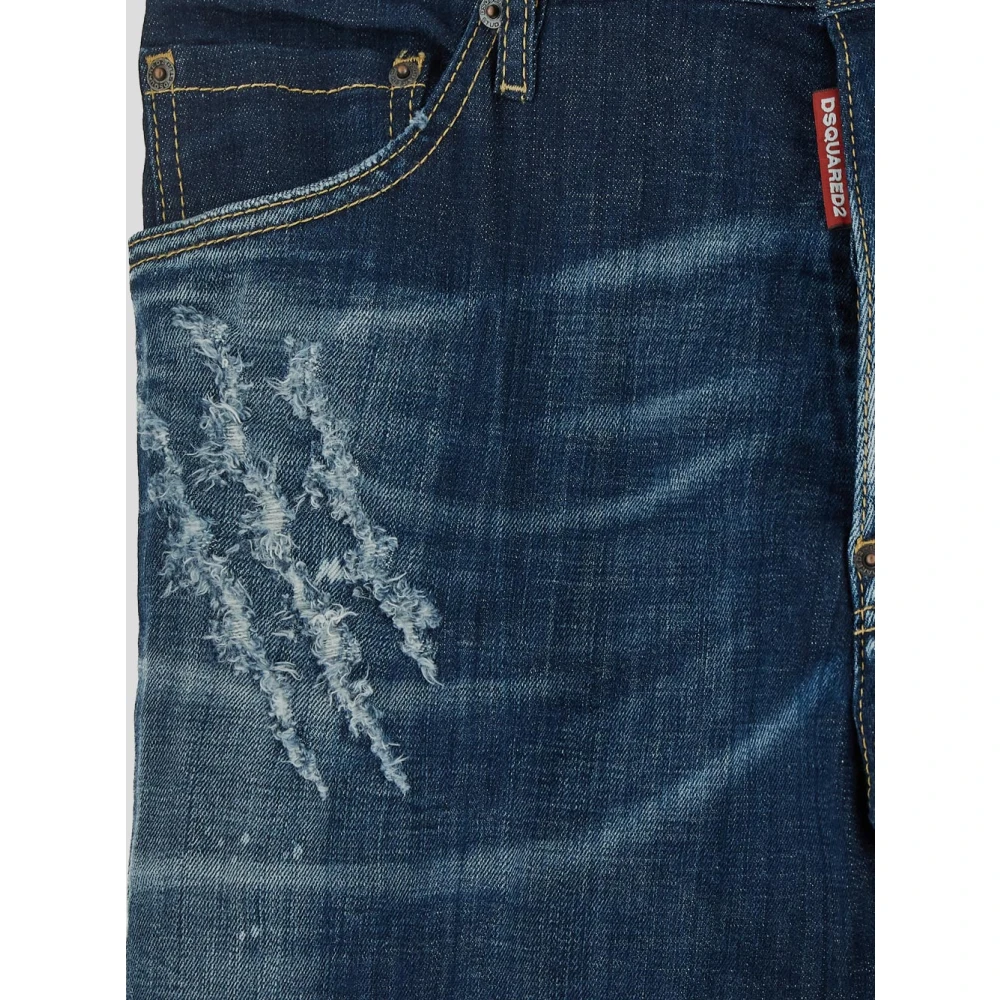 Dsquared2 Heren Denim Mode Blue Heren