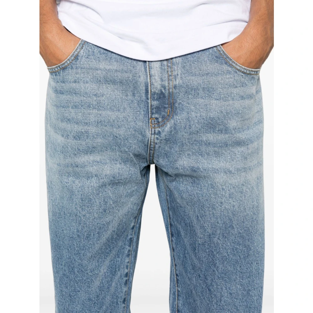 Billionaire Blauwe Jeans met Klassieke Vijf Zakken Blue Heren