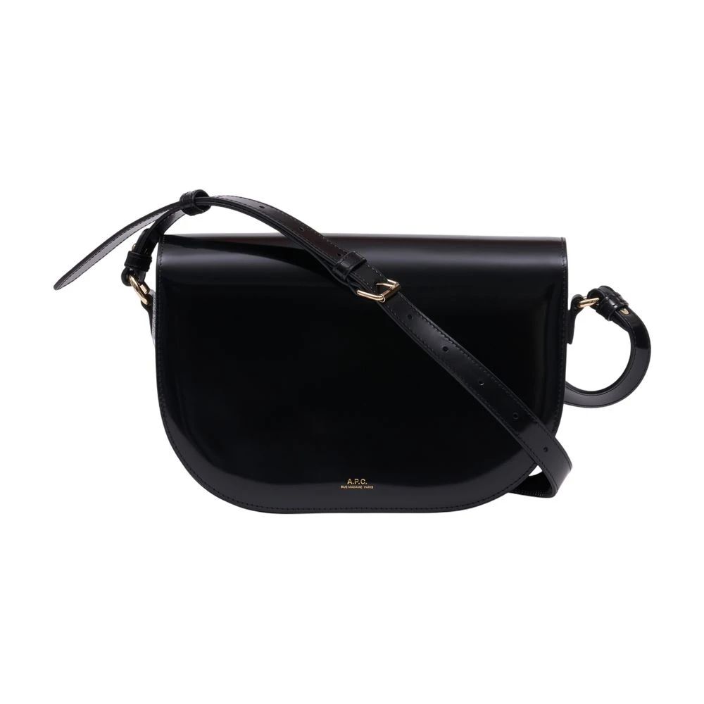 A.p.c. Women's Black Cross Body Bags, One Size, Le B Side Shoulder Bag