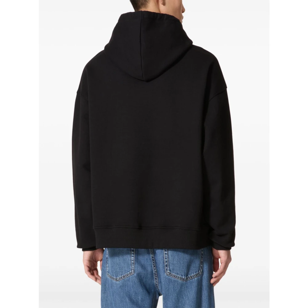 Valentino Garavani Zwarte Sweatshirt Aw24 Herenmode Black Heren