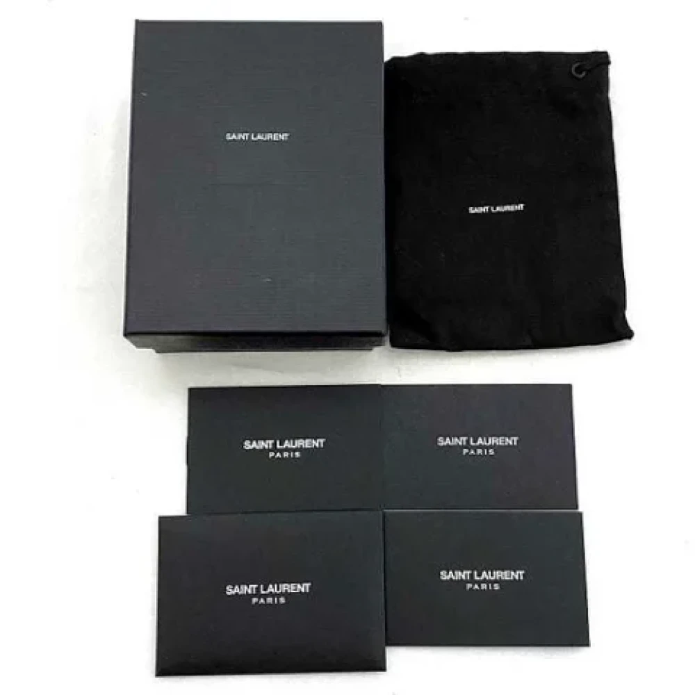 Saint Laurent Vintage Pre-owned Leather wallets Pink Dames