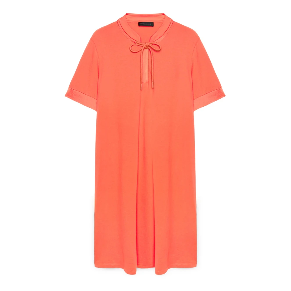 Fiorella Rubino Jerseyjurk met voorrits Red Dames