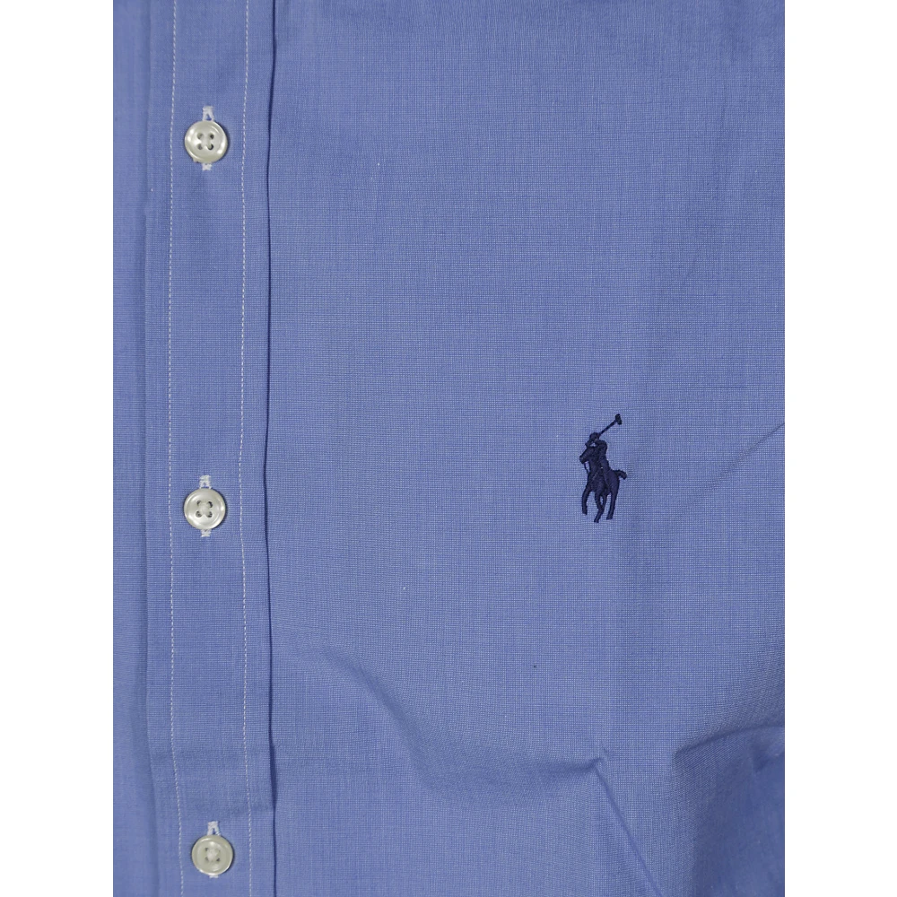 Polo Ralph Lauren Stretch Poplin Overhemd Blue Heren