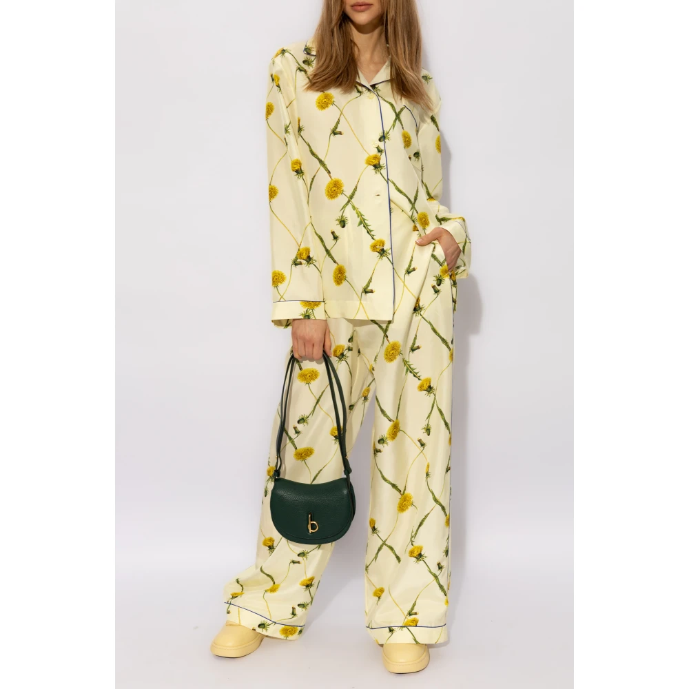 Burberry Pyjamabroek Yellow Dames