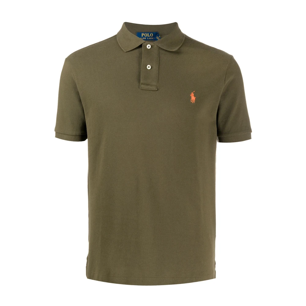Polo Ralph Lauren Groen Piqué Poloshirt Green Heren