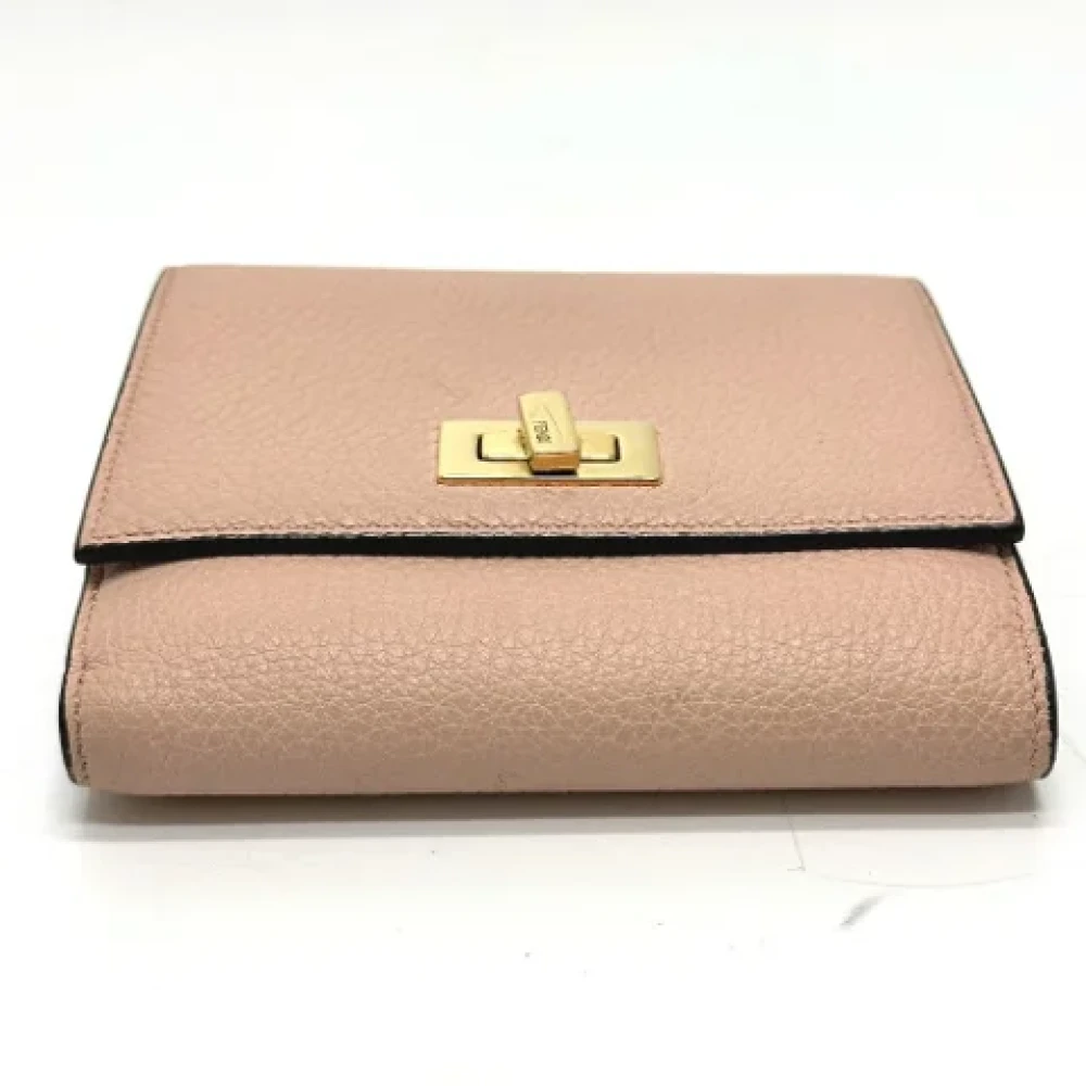 Fendi Vintage Pre-owned Leather wallets Pink Dames