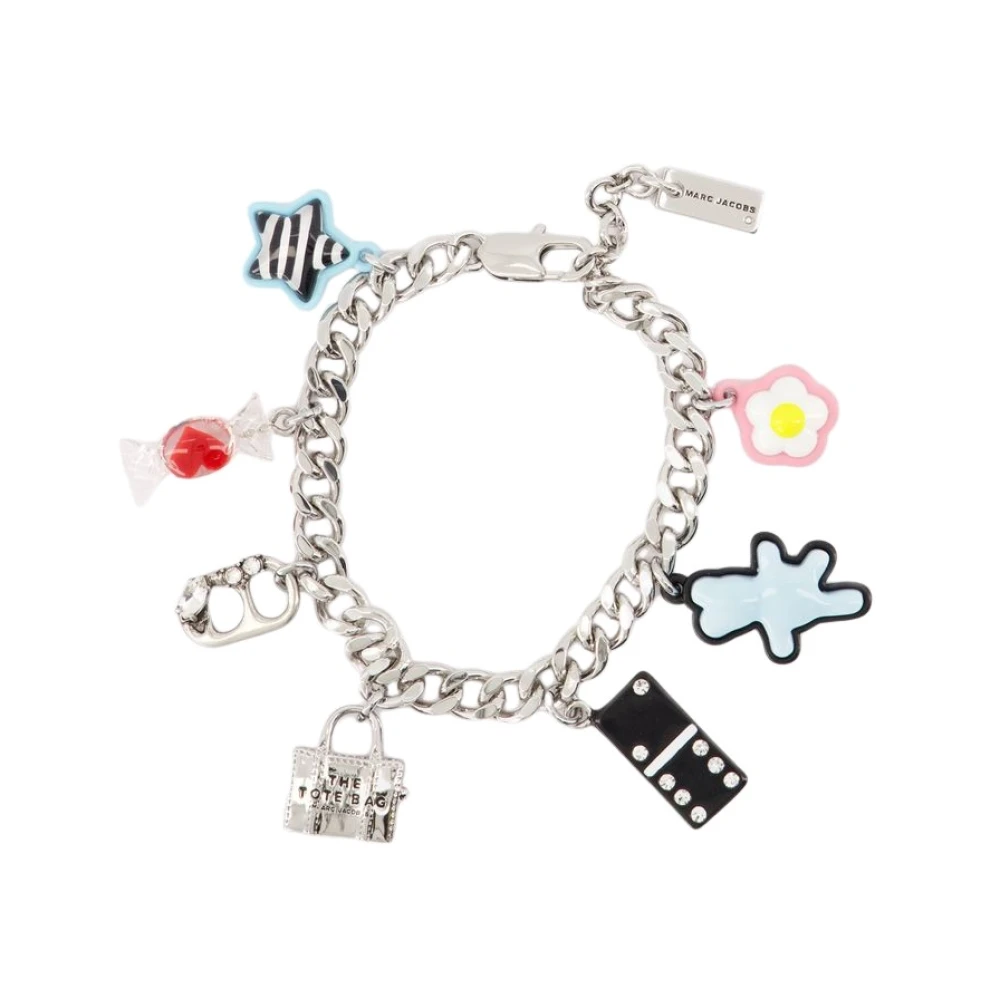 Marc Jacobs Women's Silver Charm Bracelet - Metal