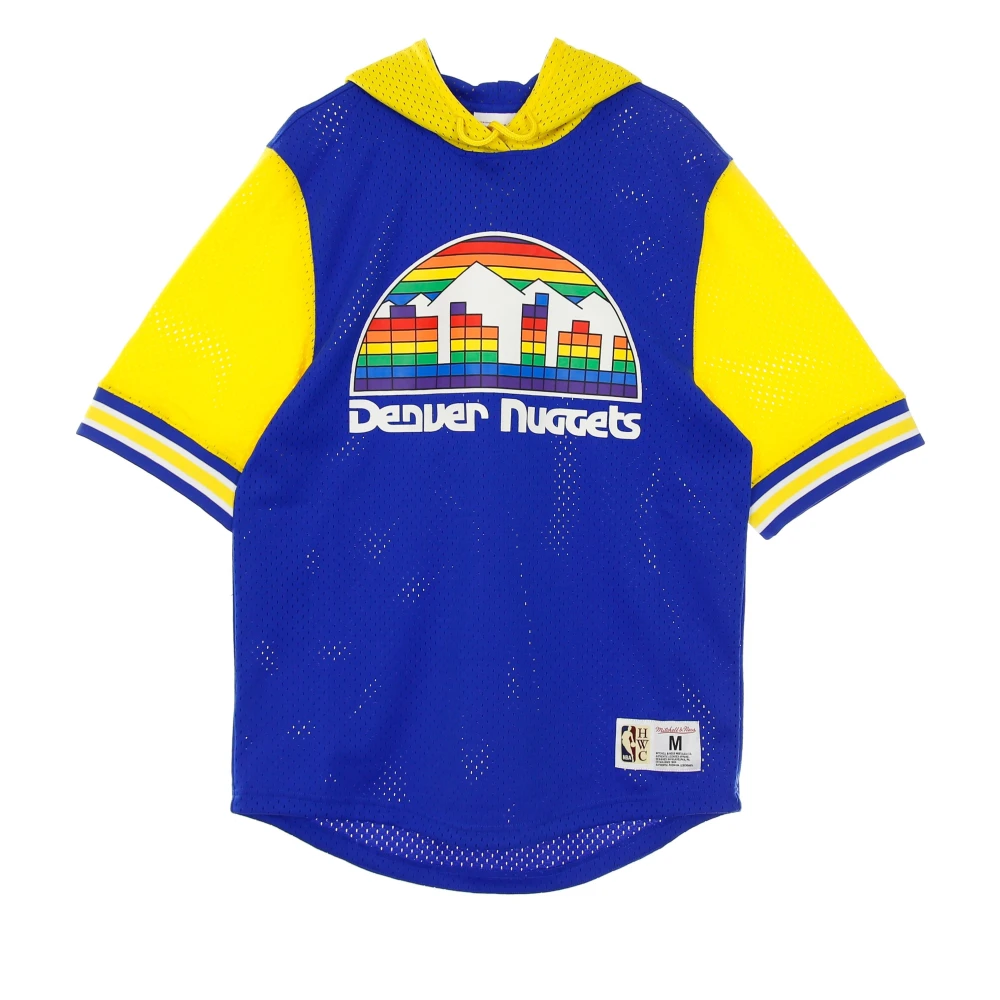 Mitchell & Ness NBA Buzzer Beater Mesh Hoody Blue Heren