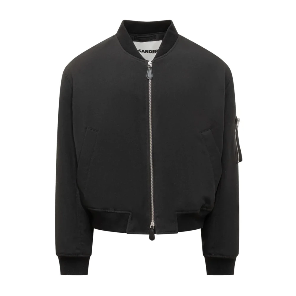 Jil Sander Men's Black Bomber Jacket - Bomber Jackets - 2XL - Jackets