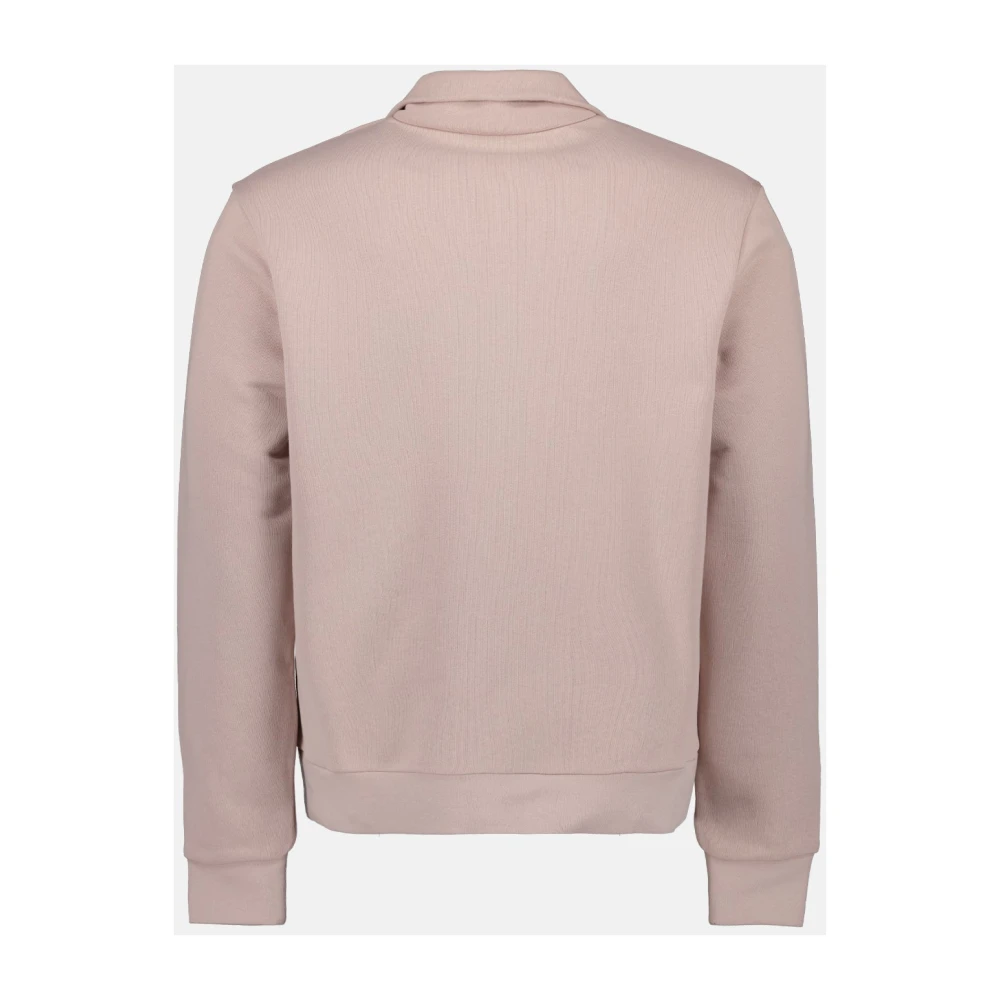 Moncler Zip Sweatshirt Pink Heren