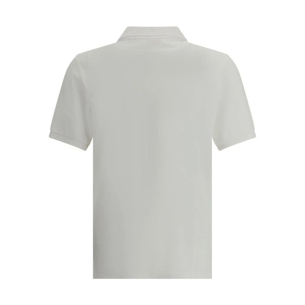 Parajumpers Sportieve Polo Shirt met Logo Patch White Heren