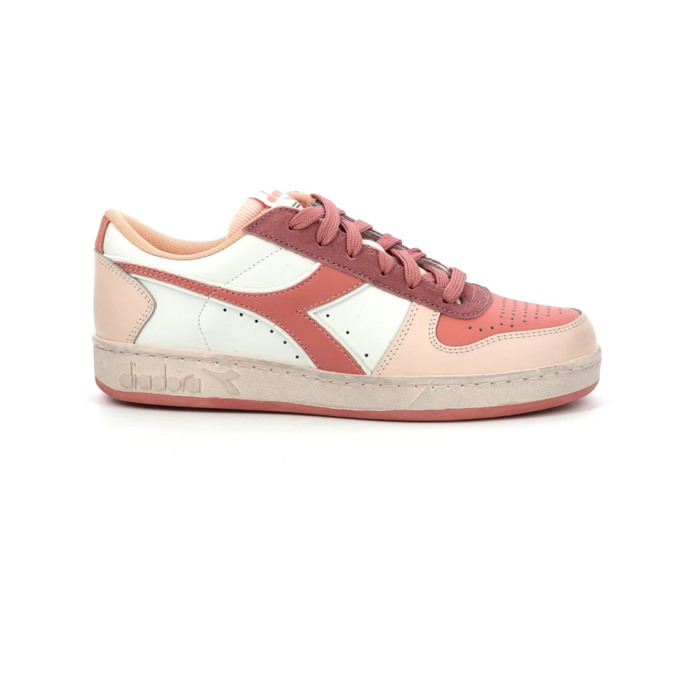 Diadora Bekväma Låga Sneakers Pink, Dam