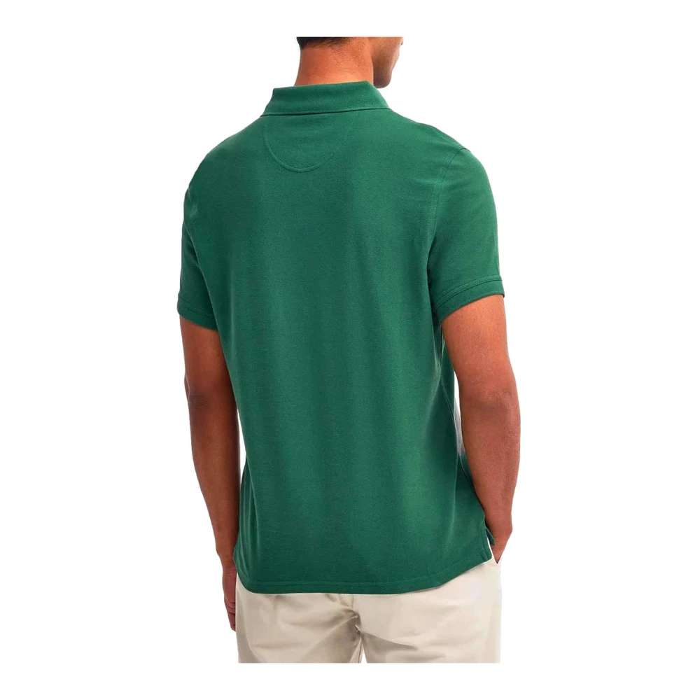 Barbour Lichtgewicht Sport Polo Shirt Green Heren