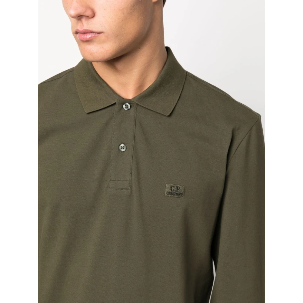 C.P. Company Klassieke Polo Shirt Green Heren