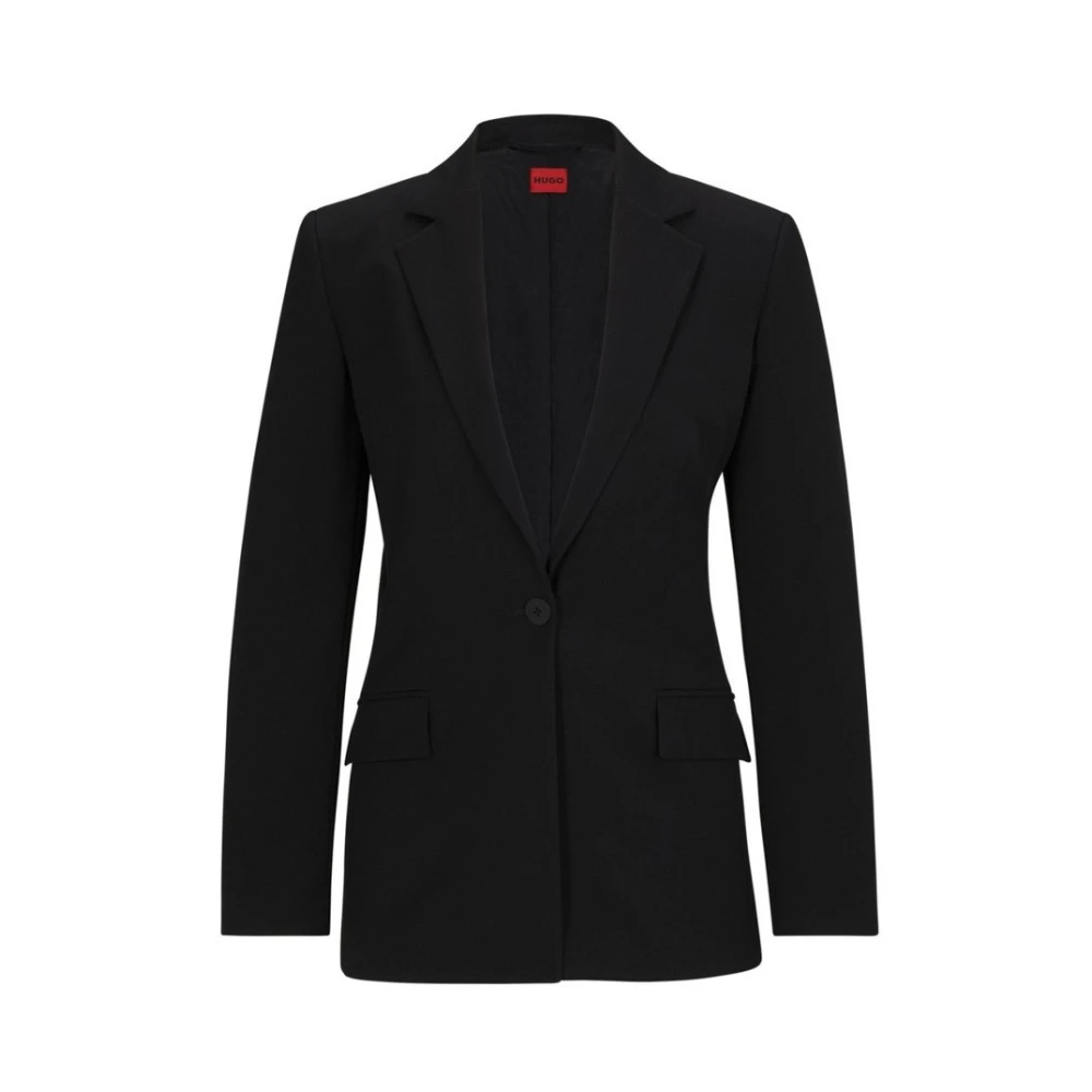 Hugo Boss Stijlvolle Sako Shirt Black Dames