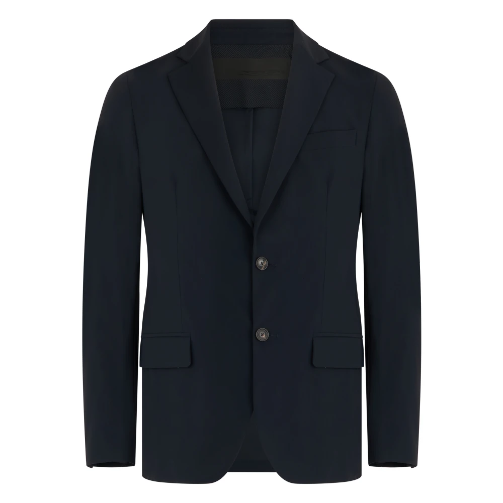 Rrd Men's Blue Blazers, M, Single-Breasted Jacket