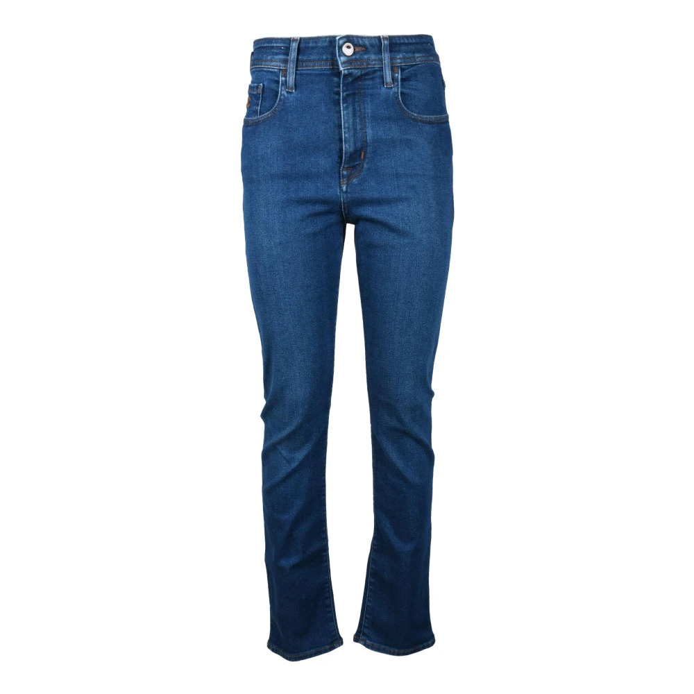 Jacob Cohën Katoenmix Stretch Jeans Blue Dames