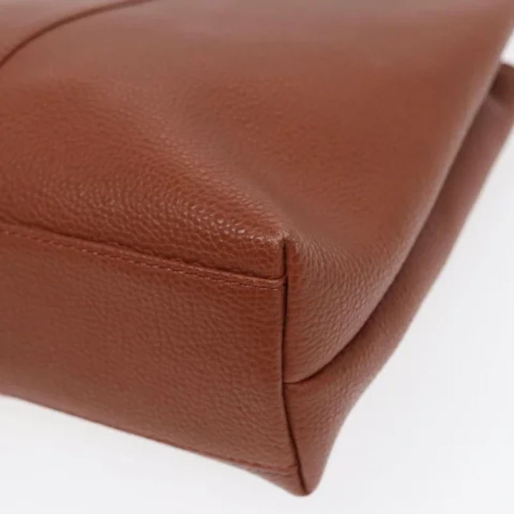 Burberry Vintage Pre-owned Leather handbags Brown Dames