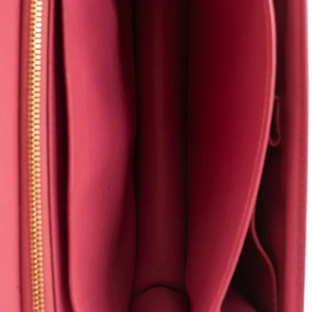 Celine Vintage Pre-owned Leather celine-bags Pink Dames