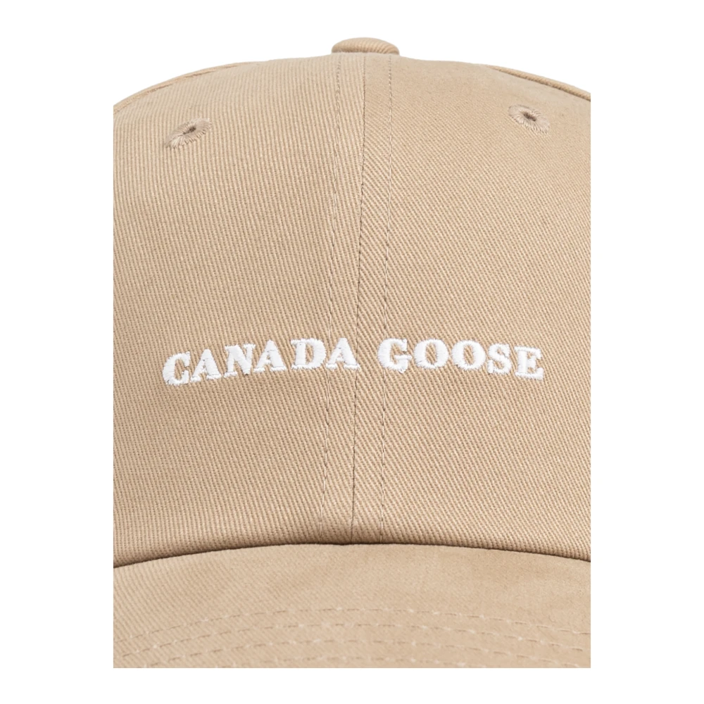 Canada Goose Katoenen pet Beige Unisex