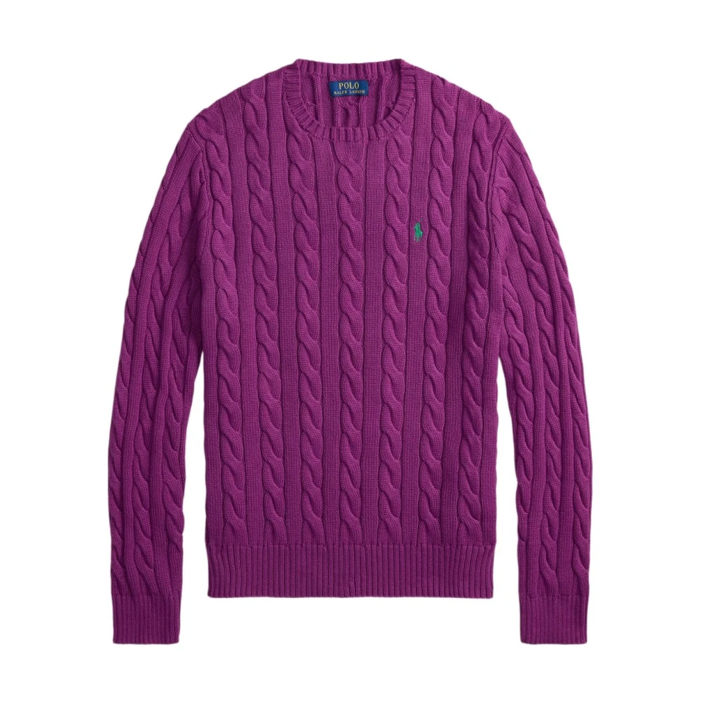 Polo Ralph Lauren Uomo Viola Maglie, L, New,