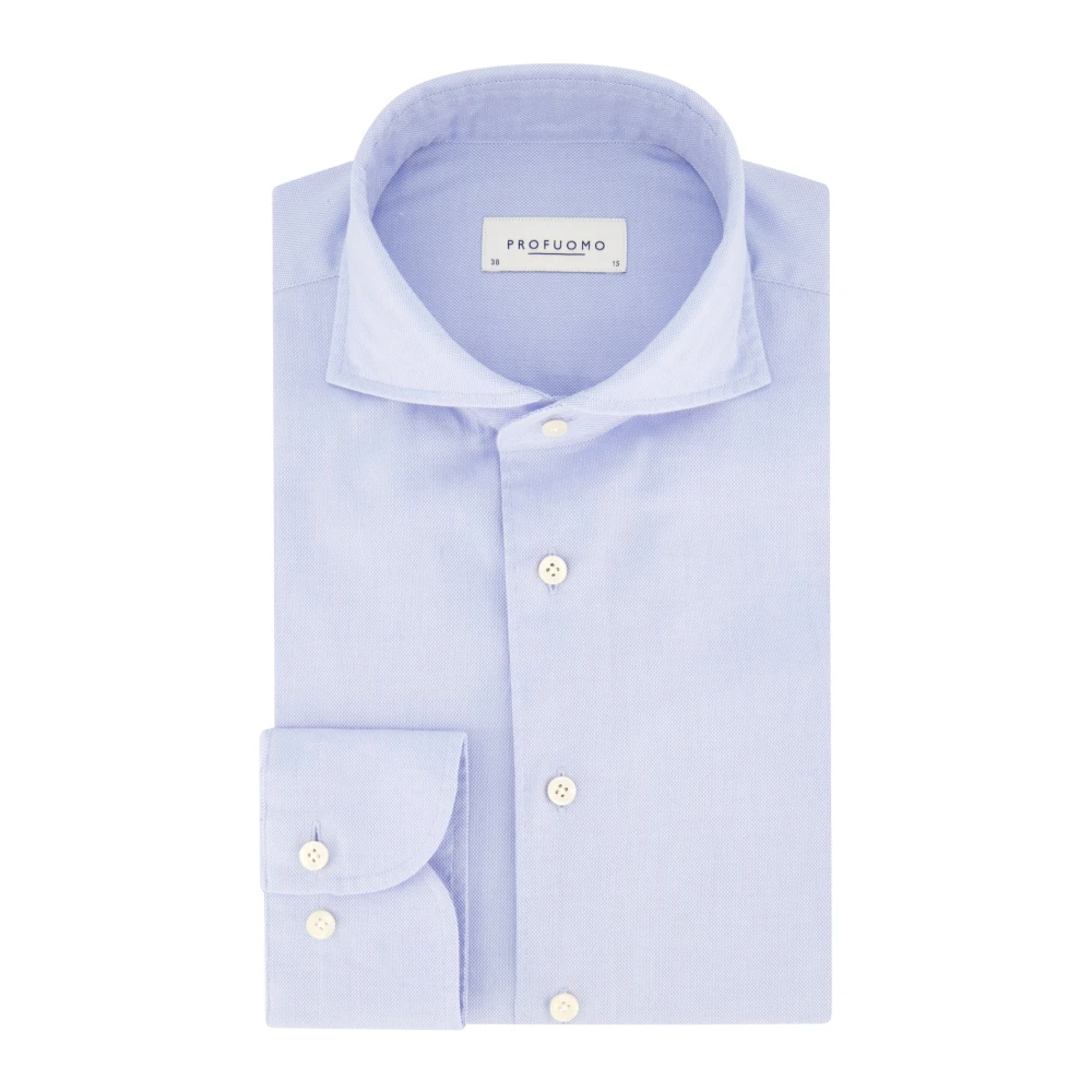 Profuomo Lichtblauw Zakelijk Overhemd Blue Heren