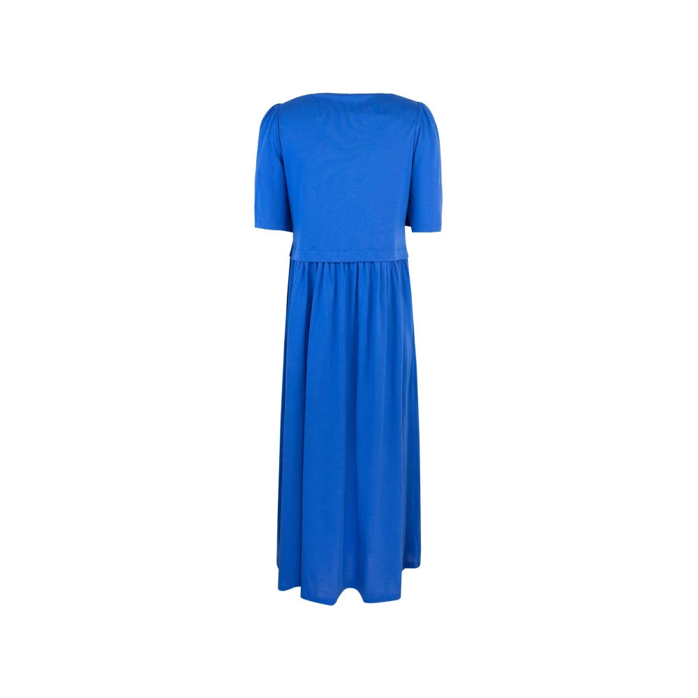 Max Mara Empire Style Blue Dress Blue Dames