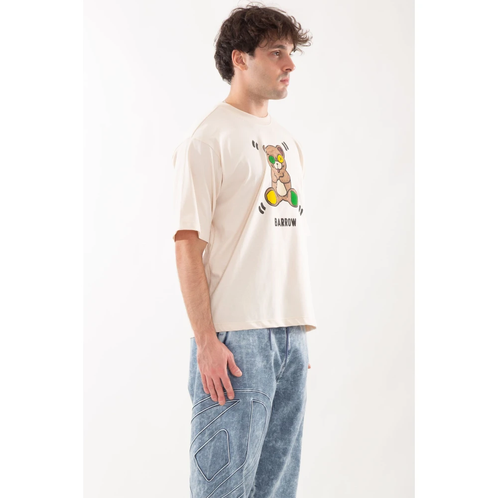 Barrow T-shirt met berenprint Black Heren
