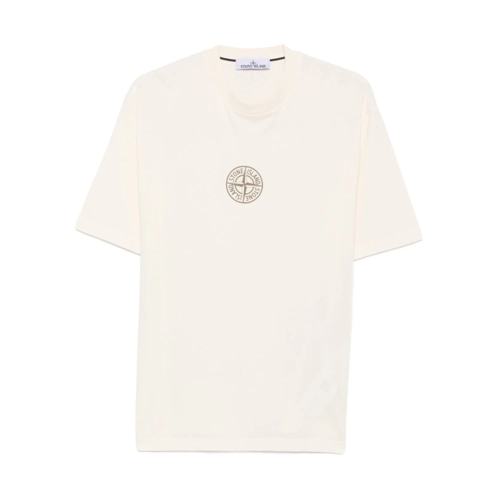 Stone Island Uomo Beige - T-Shirt E Polo - Tops - Xl