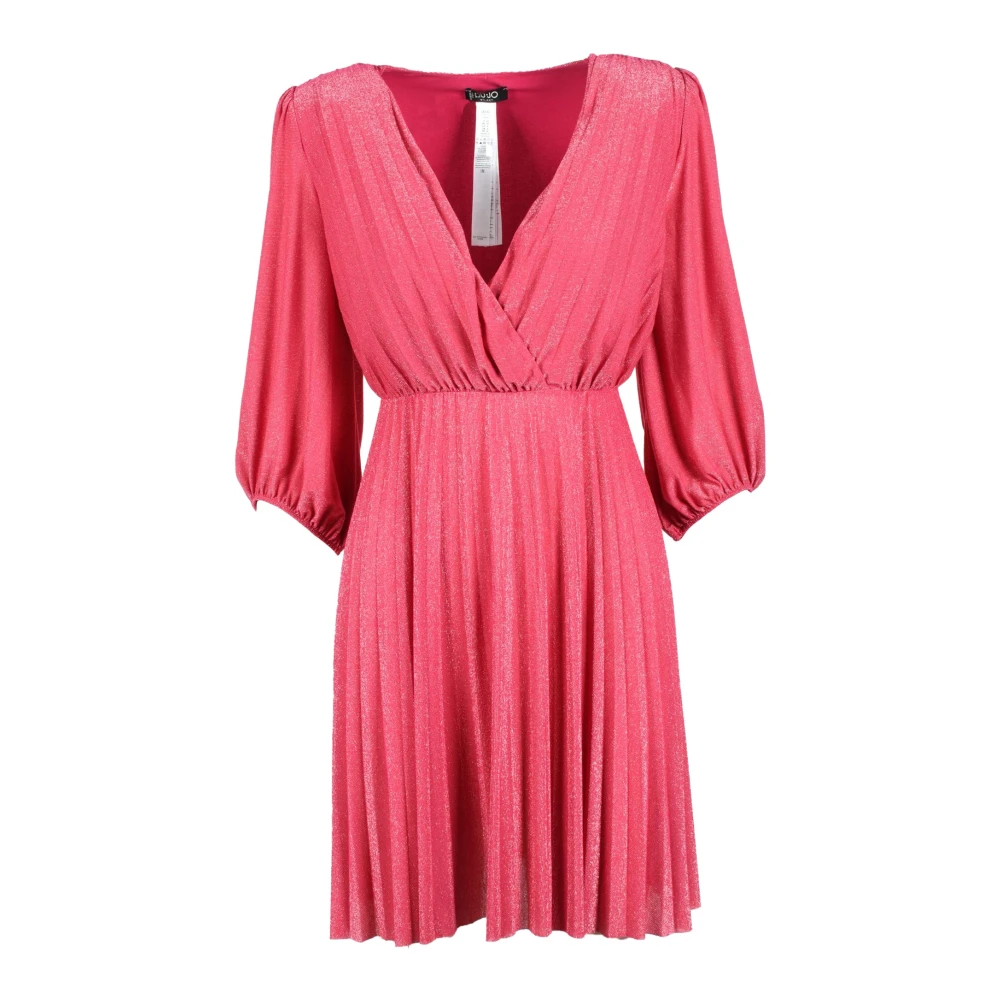 Liu Jo Elegante Jurk met Viscosemix Pink Dames