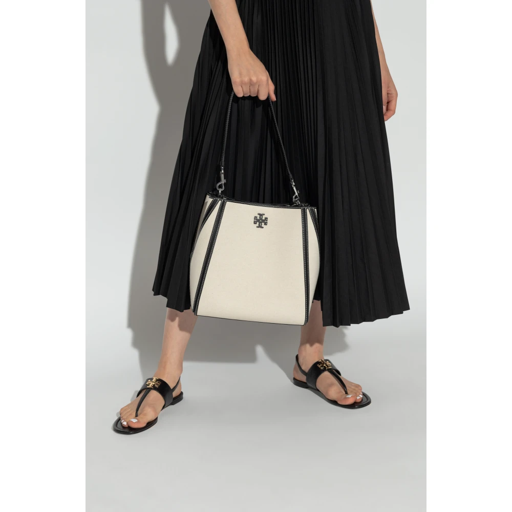 TORY BURCH Kleine emmer schoudertas Beige Dames
