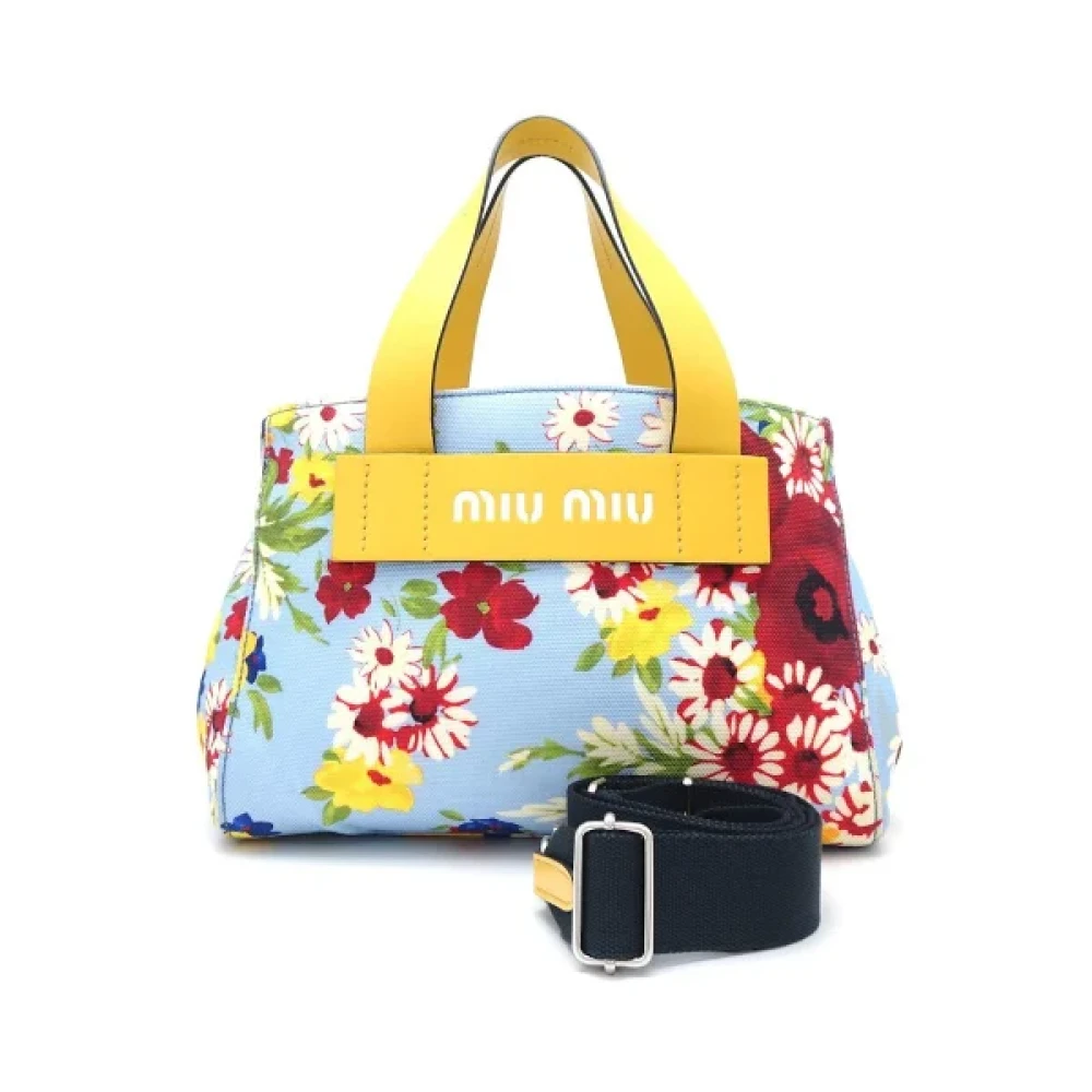 Miu Pre-owned Canvas handbags Multicolor Dames