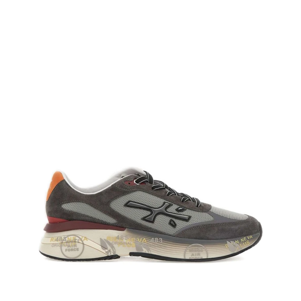 Premiata Gray Sneakers, Male, 10 Uk, Moerun Sneaker