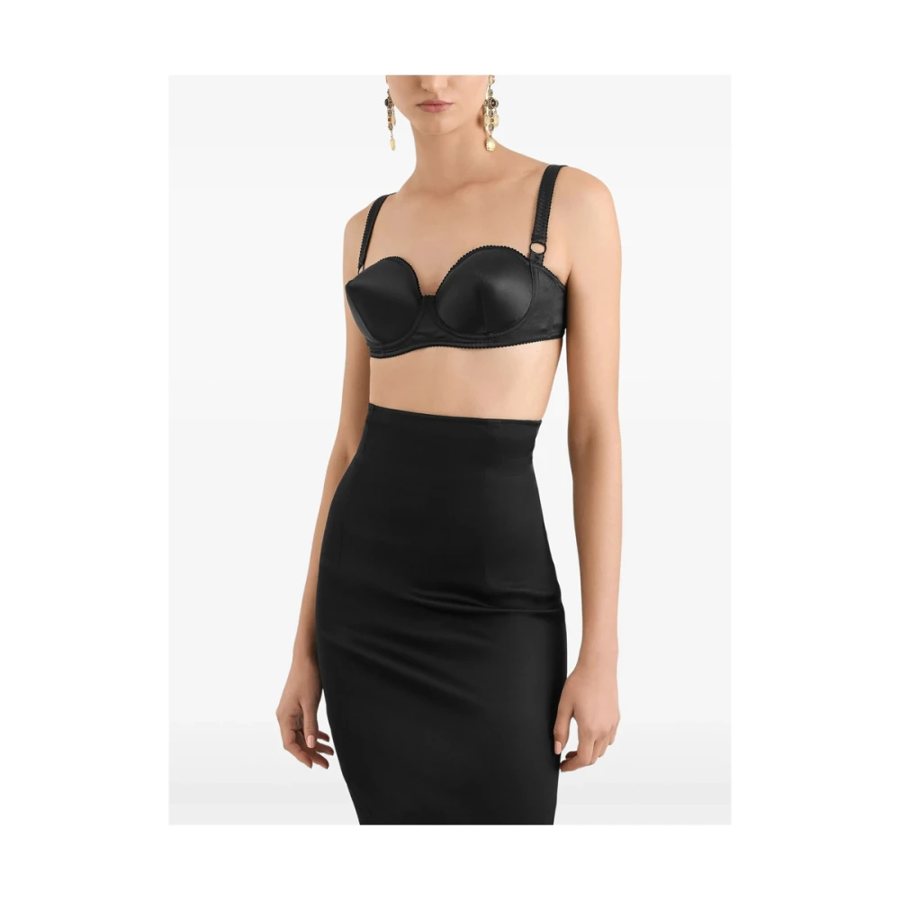 Dolce & Gabbana Zwarte Achterhaak Ondergoed Black Dames