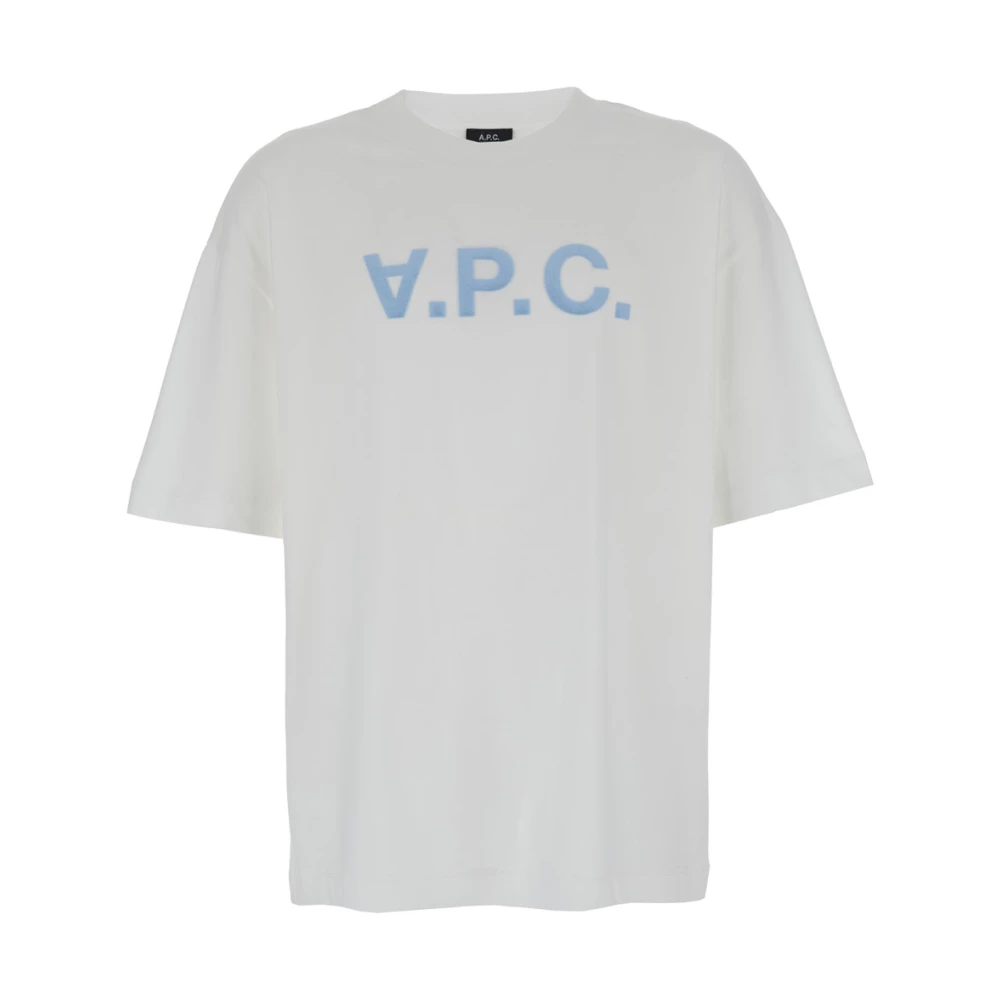A.p.c. Witte T-shirt Over Polos White Heren