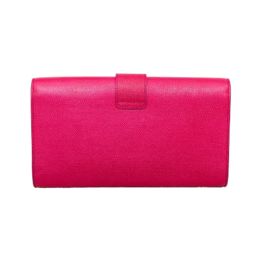 Yves Saint Laurent Vintage Pre-owned Leather shoulder-bags Pink Dames