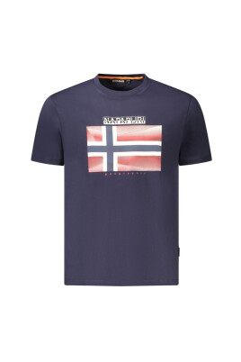 t-shirt-homme-en-coton-bleu