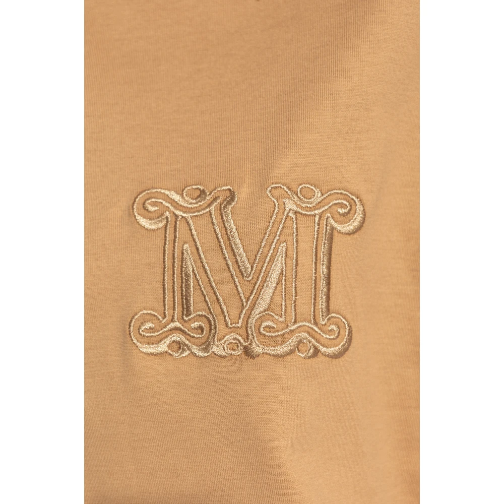 Max Mara T-shirt Mango Beige Dames