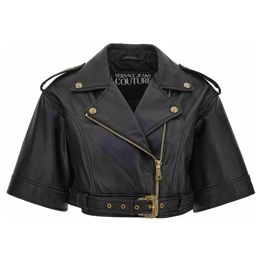 Versace Jeans Couture Trendy Coats Assortment Black Dames