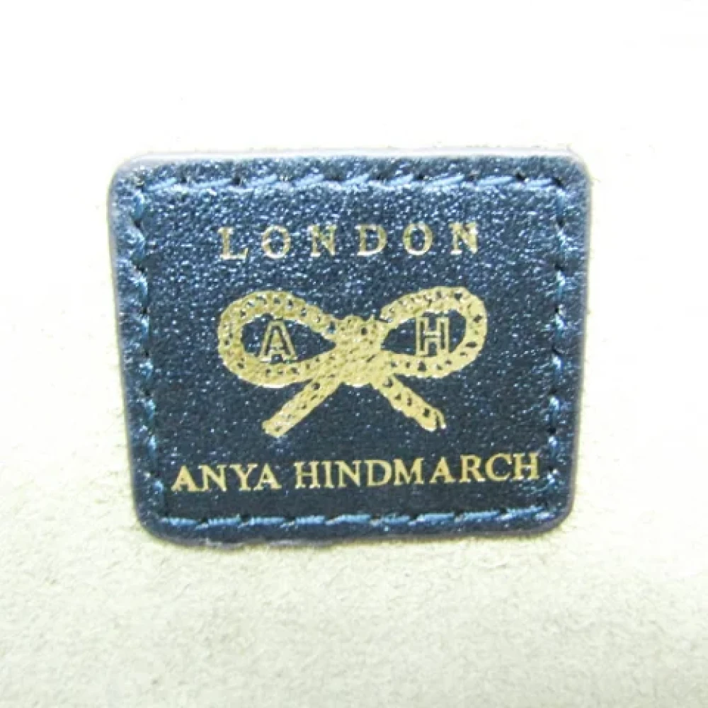 Anya Hindmarch Pre-owned Leather shoulder-bags Gray Dames