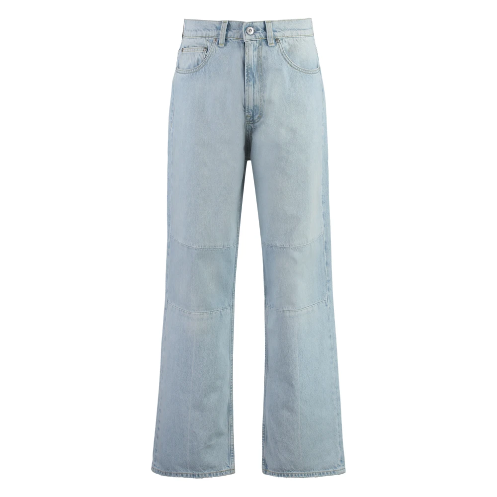 Our Legacy Klassieke Jeans met Contraststiksels Blue Heren