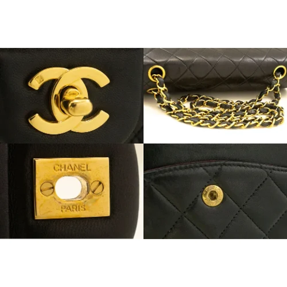 Chanel Vintage Pre-owned Leather chanel-bags Black Dames