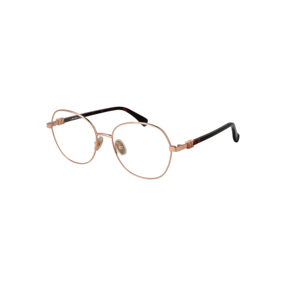 Max Mara Women's Pink Rose Gold Optical Frames - Glasses - One Size - Accessories
