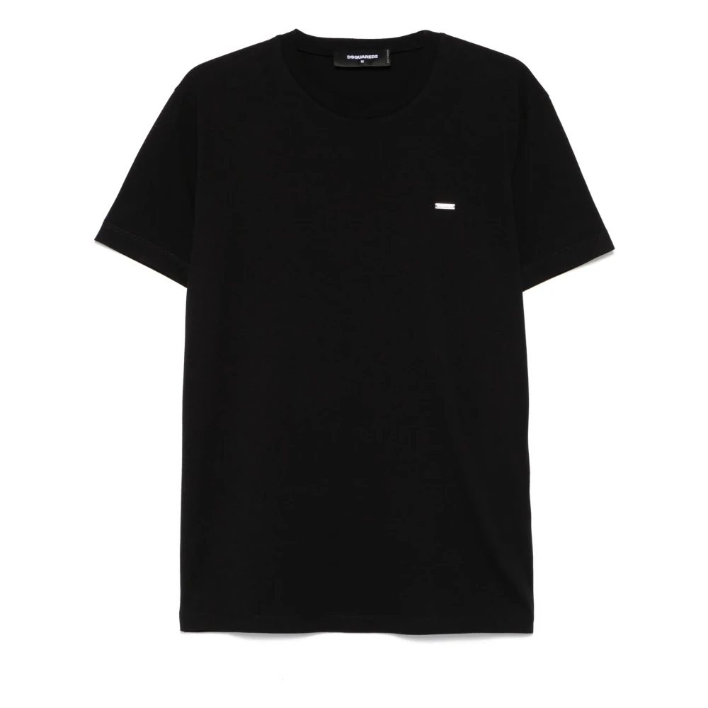 Dsquared2 Zwarte T-shirts en Polos Black Heren