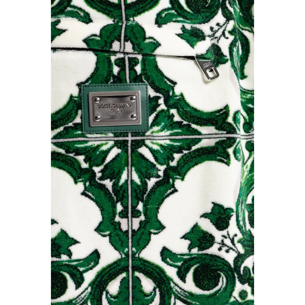 Dolce & Gabbana Capuchontrui Green Heren