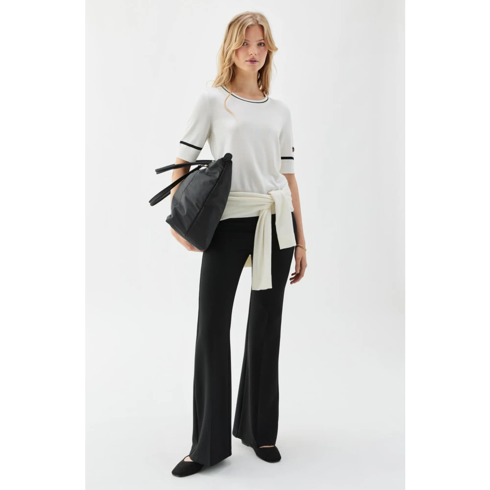 Busnel Karla Contrast Top Beige Dames