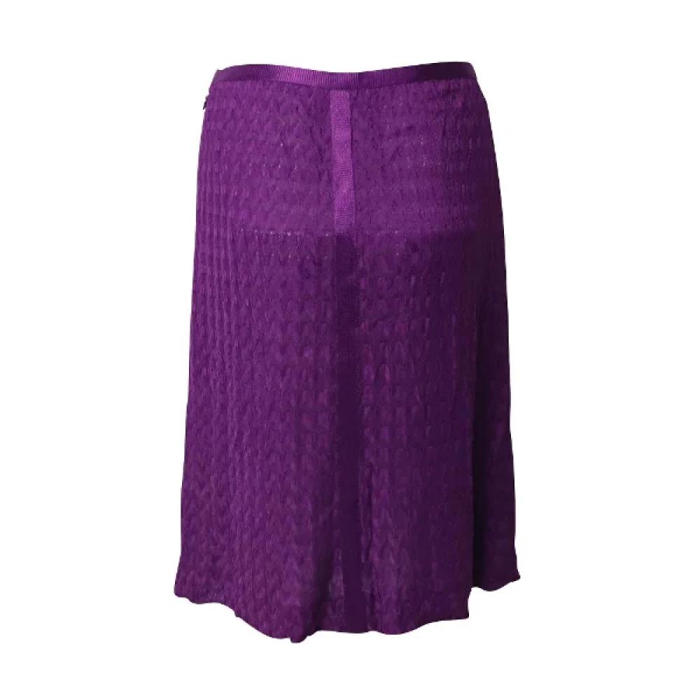 Missoni Pre-owned Polyester bottoms Purple Dames