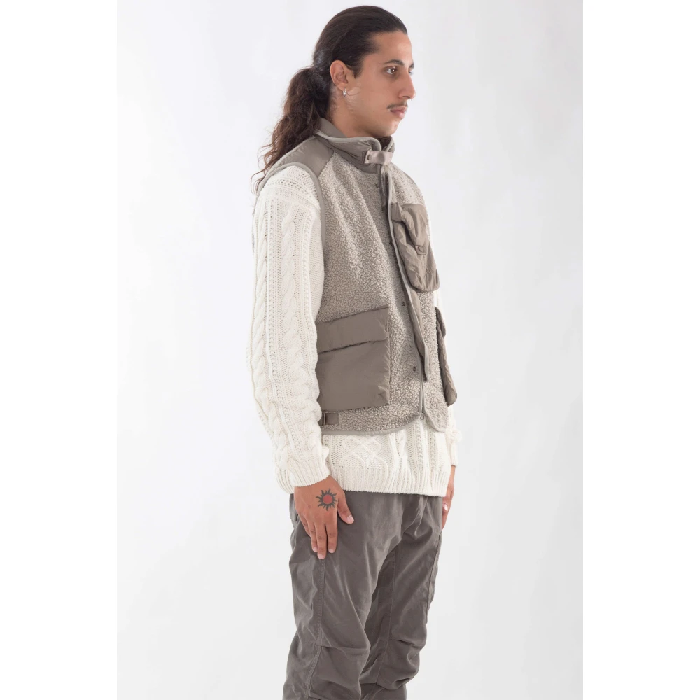 C.P. Company Gemengd Polar Shell Vest Beige Heren